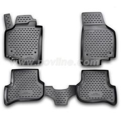 ΠΑΤΑΚΙΑ ΣΕ ΣΚΑΦΗ TPE ΛΑΣΤΙΧΟ ΓΙΑ SEAT ALTEA XL 01/2006-2015 ΣΕ ΜΑΥΡΟ ΧΡΩΜΑ NOVLINE - 4 ΤΕΜ.