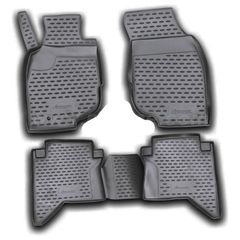 ΠΑΤΑΚΙΑ ΣΕ ΣΚΑΦΗ TPE ΛΑΣΤΙΧΟ ΓΙΑ TOYOTA HILUX 2008+ ΣΕ ΜΑΥΡΟ ΧΡΩΜΑ NOVLINE - 4 ΤΕΜ.