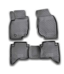 ΠΑΤΑΚΙΑ ΣΕ ΣΚΑΦΗ TPE ΛΑΣΤΙΧΟ ΓΙΑ TOYOTA HILUX 4D 2011-2015 ΣΕ ΜΑΥΡΟ ΧΡΩΜΑ NOVLINE - 4 ΤΕΜ.