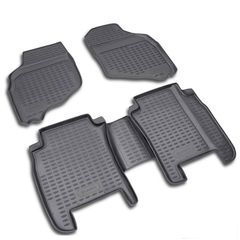 ΠΑΤΑΚΙΑ ΣΕ ΣΚΑΦΗ TPE ΛΑΣΤΙΧΟ ΓΙΑ HONDA JAZZ 5D 2002-2008 ΣΕ ΜΑΥΡΟ ΧΡΩΜΑ NOVLINE - 4 ΤΕΜ.