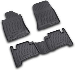 ΠΑΤΑΚΙΑ ΣΕ ΣΚΑΦΗ TPE ΛΑΣΤΙΧΟ ΓΙΑ TOYOTA LAND CRUISER PRADO 2003-2009 ΣΕ ΑΝΘΡΑΚΙ ΣΚΟΥΡΟ ΓΚΡΙ ΧΡΩΜΑ NOVLINE - 4 ΤΕΜ.