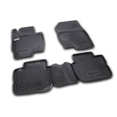 ΠΑΤΑΚΙΑ ΣΕ ΣΚΑΦΗ TPE ΛΑΣΤΙΧΟ ΓΙΑ MITSUBISHI COLT 3D 2008+ ΣΕ ΜΑΥΡΟ ΧΡΩΜΑ NOVLINE - 4 ΤΕΜ.