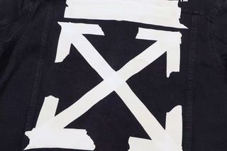 Off-White Logo-Embroidered Denim Jacket High Quality-thumb-2