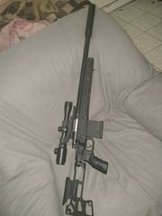 M700 Tactical Bolt Action Sniper Rifle with Folding Skeletal Stock