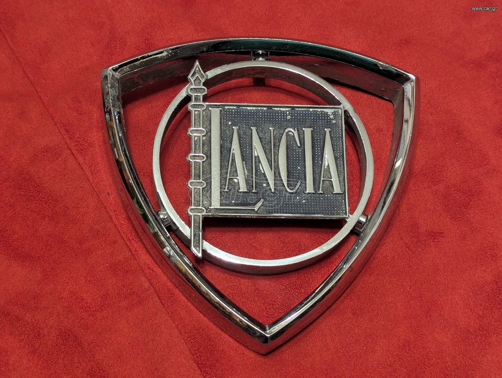 Vintage Lancia μεγάλο μεταλλικό σήμα