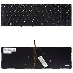 Teclado Español para Portátil - Spanish Laptop Keyboard για Acer Aspire V5-571 V5-572 V5-573 V5-571PG NSK-R3KBW NK.I1717.0C8 9Z.N8QBW.K0U AEZRKR00010 ES No Frame Backlight Black ( Κωδ.40031ESNOFRBL )