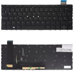 Teclado Español para Portátil - Spanish Laptop Keyboard για HP Elite Folio 13.5 inch 2-in-1 M50327-001 SG-A4510-2VA SN7192BL3 M35264-001 M35264-A41 M35264-061 ES No Frame Backlight Black ( Κωδ.41328ES