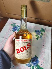 Bols Curacao Triple Sec Liquer 1970s συλλεκτικό σφραγισμένο σε άψογη κατάσταση δεκτός κάθε έλεγχος