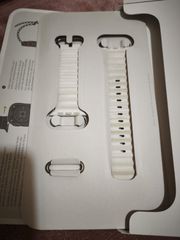ΛΕΥΚΟ Λουράκι γνήσιο για applewatch ultra 1, 2, 3. ελάχιστα μεταχειρισμένο.
