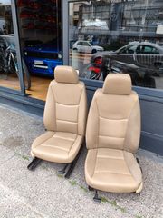 E90 καθησματα μπροστά πίσω δέρμα μπεζ 180€ 6947896485