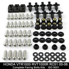 Σετ Βίδες-Κλιπάκια Για Τα Πλαστικά  Honda VTR1000SP VTR1000R RC51 2000-2006.