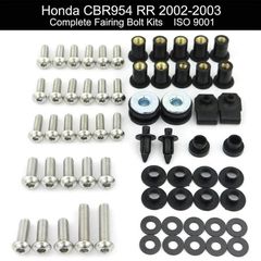 Σετ Βίδες-Κλιπάκια Για Τα Πλαστικά Honda CBR954RR 2002-2003