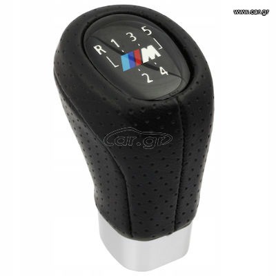Πόμολο 5 Ταχυτήτων για BMW M-Power, Δερμα- Μαύρο