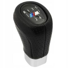 Πόμολο 5 Ταχυτήτων για BMW M-Power, Δερμα- Μαύρο