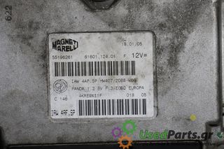 FIAT - PANDA - Εγκέφαλος ECU - 5ΠΟΡΤΟ - ΕΤΟΣ: 2003-2014 - ΚΩΔ.ΚΑΤ/ΣΤΗ: 55196261 6160112401