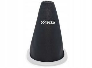 Φυσούνα Λεβιέ Δερμα !!! για TOYOTA YARIS MK2 2005-2009 Μαύρος
