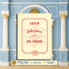 Addio (Polka Francese) per pianoforte [Μουσική: Gio. Strauss / Έκδοση: Γ. Φεξή - Αθήναι δεκ. 1910] piano, παρτιτούρα, πιάνο, Γιόχαν Στράους, πόλκα