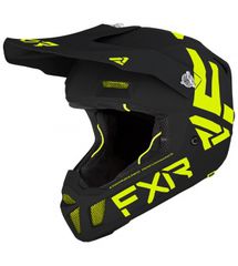 FXR Κράνος Clutch 1250gr. CX (D-Rin)g Black / Hi Vis