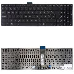 Teclado Español para Portátil - Spanish Laptop Keyboard για Asus VivoBook S500 S500C S500CM S550 S550C S550CB S500CA S550CA 0KNB0-612RSP00 9Z.N9DSU.20S 0KN0-N32US13 ES No Frame Black ( Κωδ.41333ESNOFR