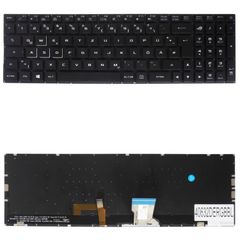 Deutsche Tastatur für Laptop - German Laptop Keyboard για Asus ROG Strix GL502 GL702 GL702VI GL702ZC 90NB0DR5-R32FR0 90NB0DR5-R32US0 90NB0DR1-R31FR0 DE No Frame 4-Zone RGB Backlight Black ( Κωδ.40632D