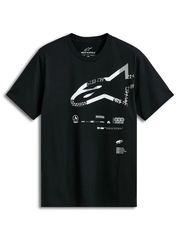 Μπλούζα Μηχανής Alpinestars  Geografica CSF T-Shirt Μαύρη