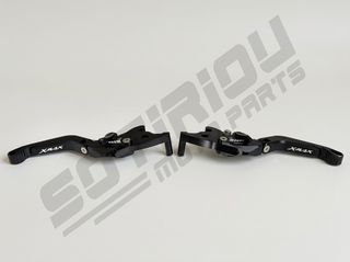 ΜΑΝΕΤΕΣ YAMAHA XMAX ΡΥΘΜΙΖΟΜΕΝΕΣ/ΣΠΑΣΤΕΣ ΜΑΥΡΕΣ CNC 3D 2023-2026
