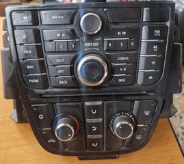 OPEL ASTRA J 2010 16 χειριστηριο ταμπλο   κλιματισμου- ραδιο- navi