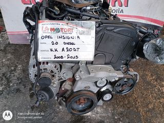 ΚΙΝΗΤΗΡΑΣ OPEL INSIGNIA 2.0 DIESEL, ΚΩΔ.ΚΙΝΗΤΗΡΑ: A20DT, ΜΟΝΤΕΛΟ 2008-2015