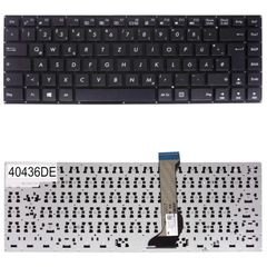 Deutsche Tastatur für Laptop - German Laptop Keyboard για Asus EeeBook E402 E402M E402MA E402SA E402S E402N NSK-UV4SU 9Z.N9CSU.42M 0KN0-S21P013 0KNX0-1120US00 DE No Frame Black ( Κωδ.40436DE )