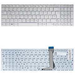 Deutsche Tastatur für Laptop - German Laptop Keyboard για Asus VivoBook E502 E502M E502MA E502S E502SA E502N E502NA L502M R517M 13N0-S3A0A01 13NL0022AP0201 90NL0022-R31FR0 DE No Frame White ( Κωδ.4044