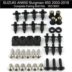 Σετ Βίδες-Κλιπάκια Για Τα Πλαστικά  Suzuki AN650 Burgman 650 2003-2018