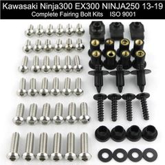 Σετ Βίδες-Κλιπάκια Για Τα Πλαστικά kawasaki Ninja 300 EX300 Ninja 250 2013-2019