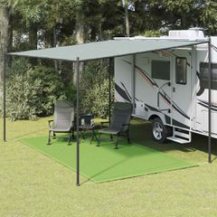 vidaXL Χαλί Σκηνής Ανοιχτό Πράσινο 250 x 450 εκ. από HDPE