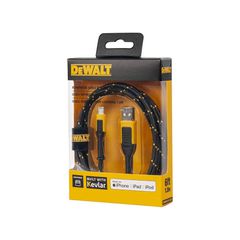 Dewalt Ενισχυμένο Καλώδιο USB-A σε Lightning 1.8m (1311325DWG)