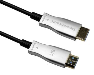 POWERTECH καλώδιο HDMI 2.1 CAB-H193 με Ethernet, 8K/60Hz, 48 Gbps, 10m, μαύρο