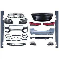 Complete Conversion Body Kit katállhlo gia Mercedes E-Class W213 (2016-2019) se Ananéosh 2020 E63s Schediasmós
