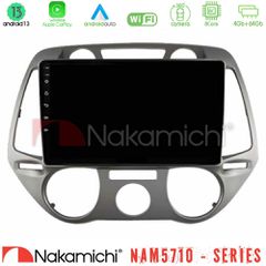 Nakamichi NAM5710 Series 8Core Android13 4+64GB Hyundai i20 2009-2012 Manual A/C Navigation Multimedia Tablet 9 | Pancarshop