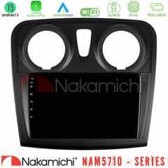 Nakamichi NAM5710 Series 8Core Android13 4+64GB Dacia Dokker 2014-2021 Navigation Multimedia Tablet 9 | Pancarshop