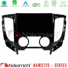 Nakamichi NAM5710 Series 8Core Android13 4+64GB Mitsubishi L200 2016-> amp; Fiat Fullback (Manual A/C) Navigation Multimedia Tablet 9 | Pancarshop