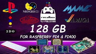 Raspberry Pi: Micro SD 64GB/128GB #Preloaded# για Raspberry Pi με Retro Video games