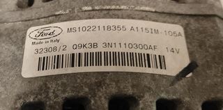 ΔΥΝΑΜΟ FORD FOCUS 2-FYDA, SHDA, HXDA- 105A (Q9K3B, 3N1110300AF, A115IM)-thumb-5