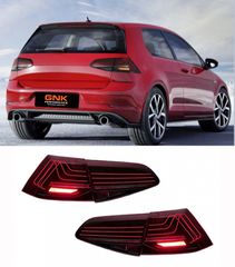 ΦΑΝΑΡΙΑ ΠΙΣΩ Full LED Taillights VW Golf 7 & 7.5 Hatchback (2012-2019) for Halogen Laser Design