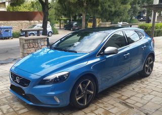 Volvo V40 2014 R-Design D2 1ο Χέρι Ελληνικό Μηδενικά Τέλη Full Extra