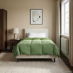 vidaXL Κουβέρτα ολόκληρου του χρόνου 140 x 200 cm 4 Εποχές Πράσινο