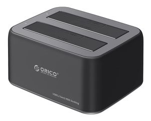 ORICO docking station για 2.5" ή 3.5" SATA HDD/SSD 6829C3-V1, 2 θέσεων, 5Gbps, μαύρο