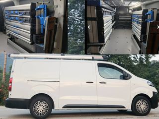 Κλούβα Opel 2022 Vivaro. Ραφια Sortimo.
