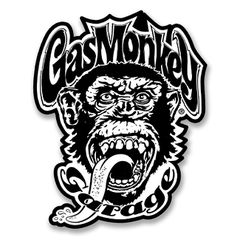 Gas Monkeys Garage Αυτοκόλλητο Spitting Monkey GMG Sticker