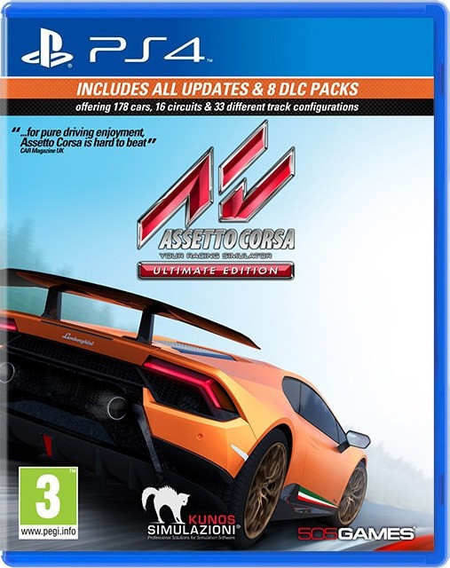 PS4 ASSETTO CORSA - ULTIMATE EDITION (USED)