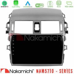 Nakamichi NAM5710 Series 8Core Android13 4+64GB Toyota Corolla 2008-2010 Navigation Multimedia Tablet 9"