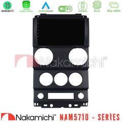Nakamichi NAM5710 Series 8Core Android13 4+64GB Jeep Wrangler 2Door 2008-2010 Navigation Multimedia Tablet 9"